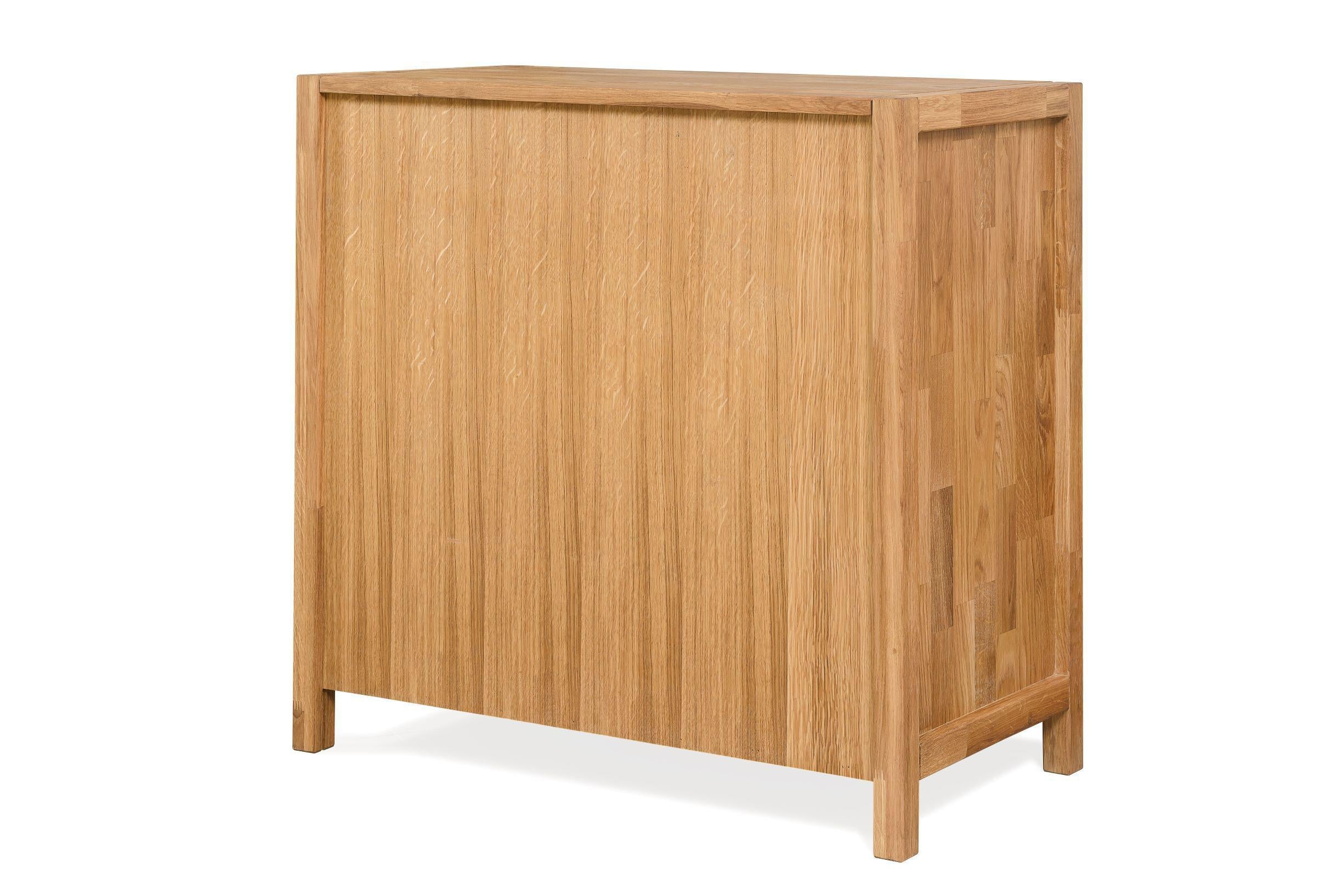 NordicStory Cómoda Cajonera  Niels Madera Maciza Roble Nordico